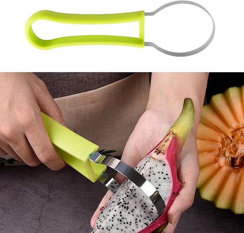 CoguZed Melon Baller Scoop Set, Melon Scooper and Fruit Carving Tools, Melon Baller with Cookie Scoop Set for Ice Cream, Melons & Cookie Dough - Image 5